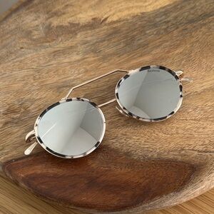 Illesteva Round Tortoise Sunglasses